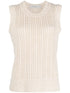 chunky knit vest